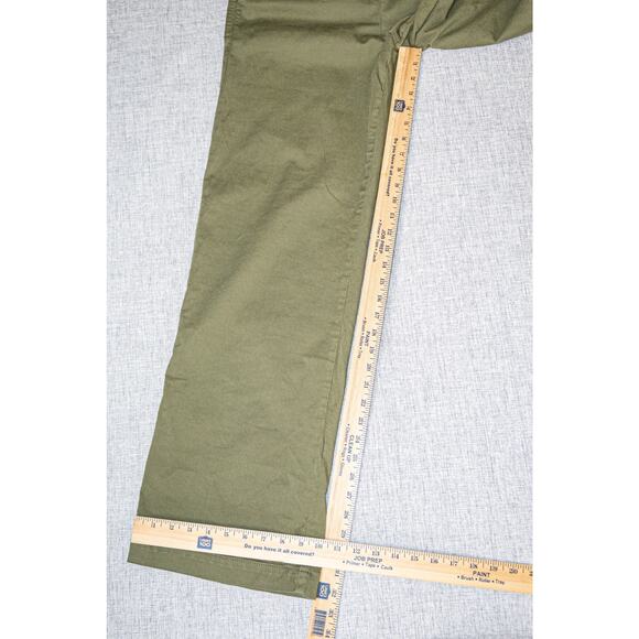 ANINE BING Women's High Rise Khaki Koa Trousers Wide Leg size Medium - Picture 7 of 14